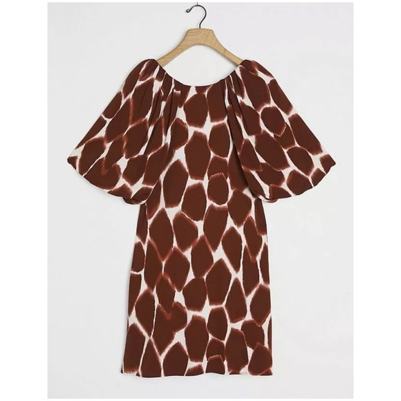Nwt anthropologie Giraffe Tunic Dress XSP New - Picture 3 of 12